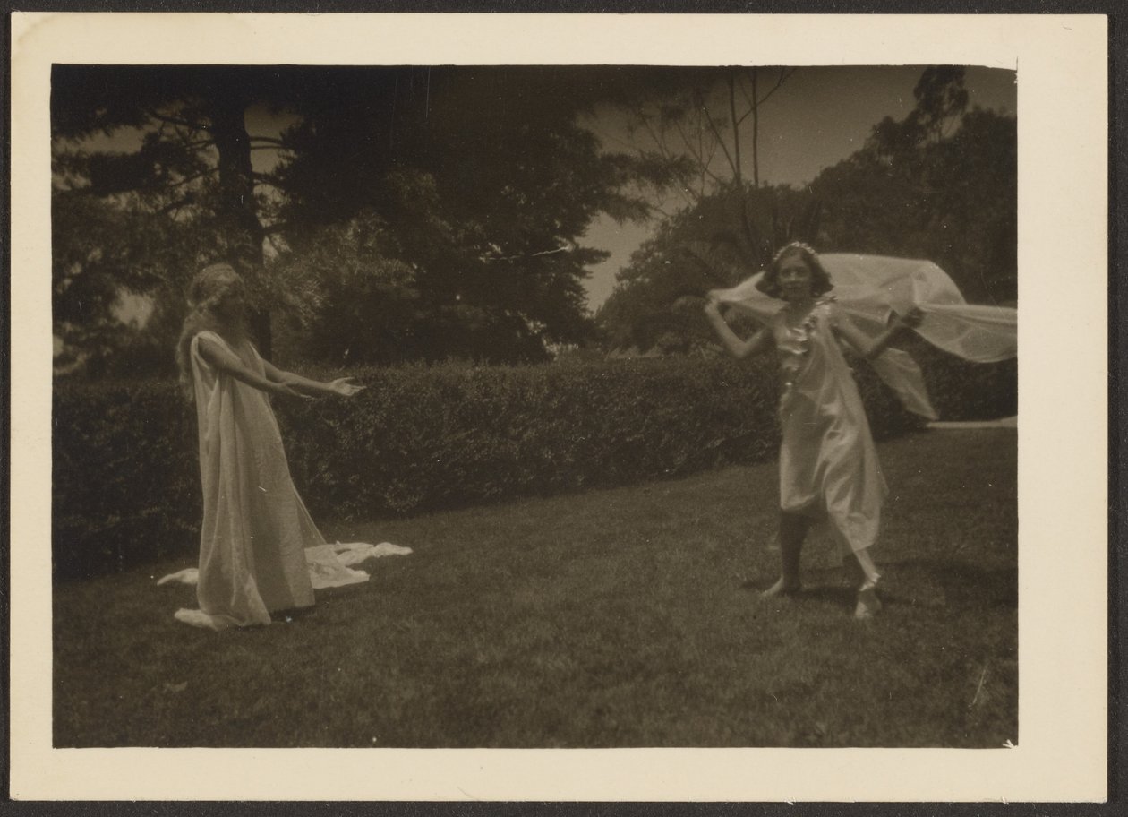 Dancers in Garden by Louis Fleckenstein