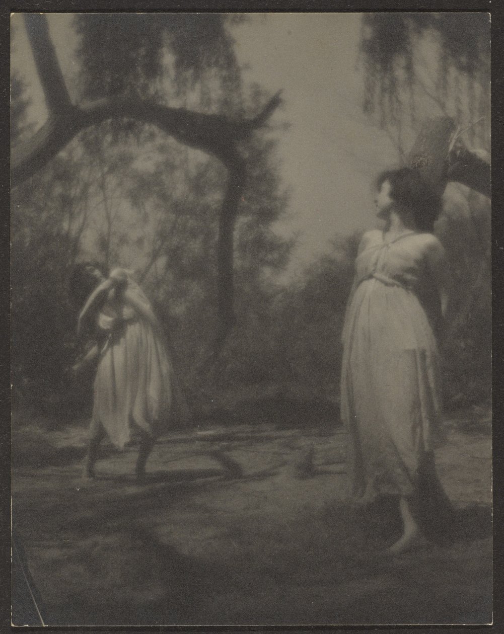 Dancers in Garden by Louis Fleckenstein