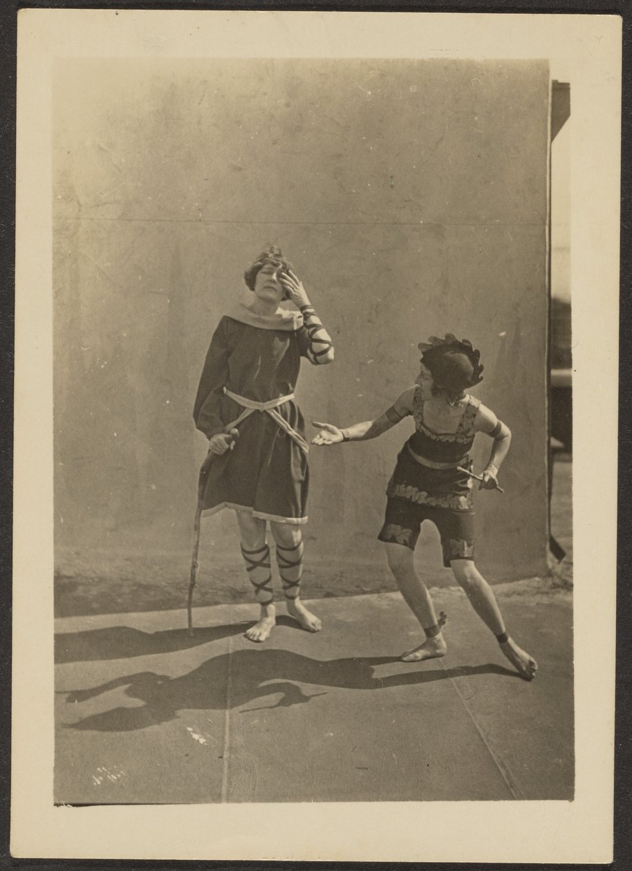 Dancers on Rooftop by Louis Fleckenstein