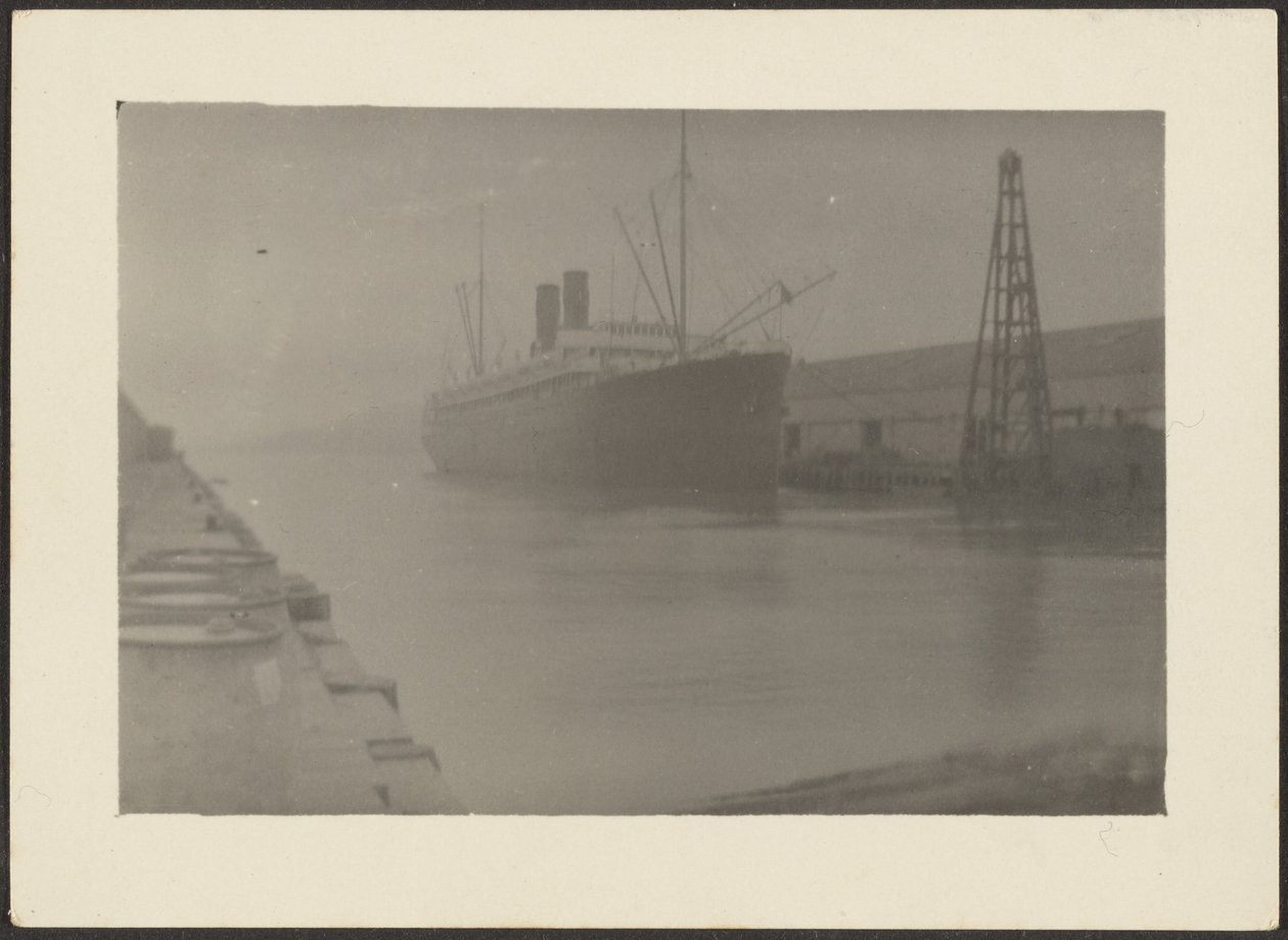 Docked Ship by Louis Fleckenstein