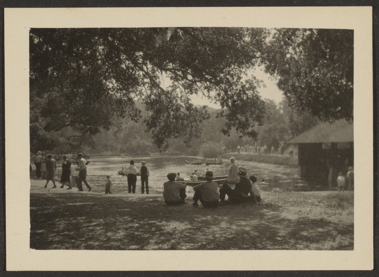 Figures in Park by Louis Fleckenstein