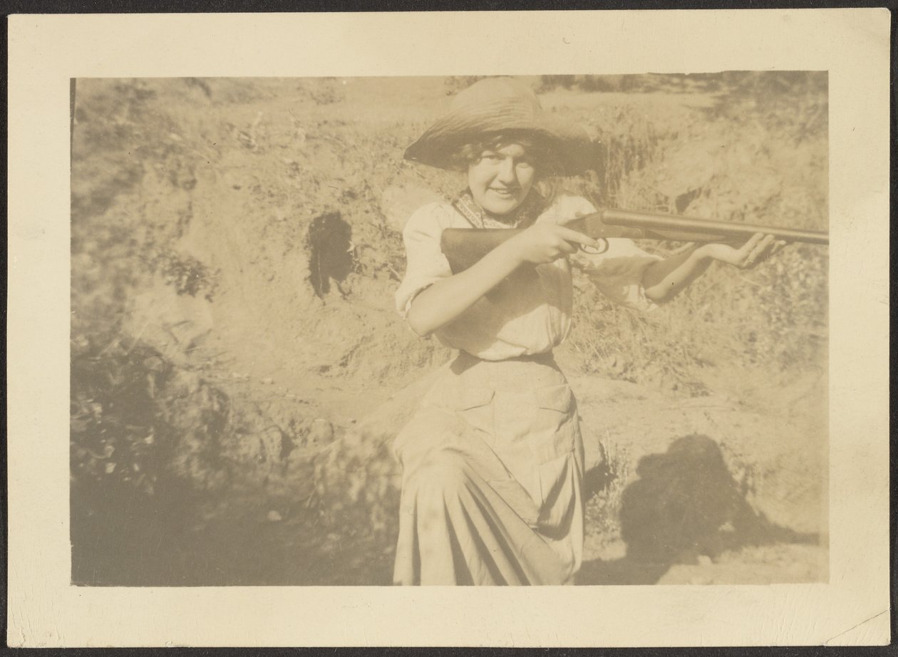 Florence with Gun by Louis Fleckenstein