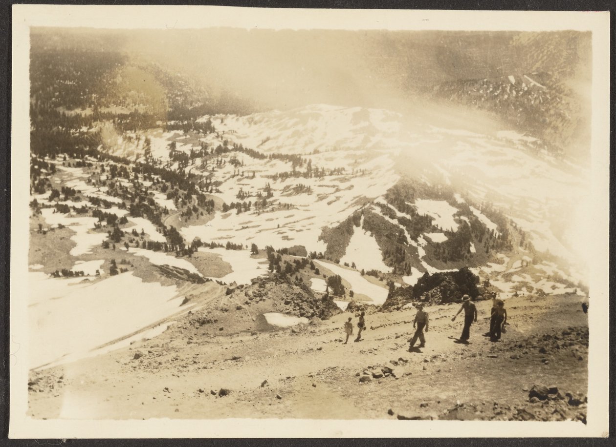 Hikers from Above by Louis Fleckenstein