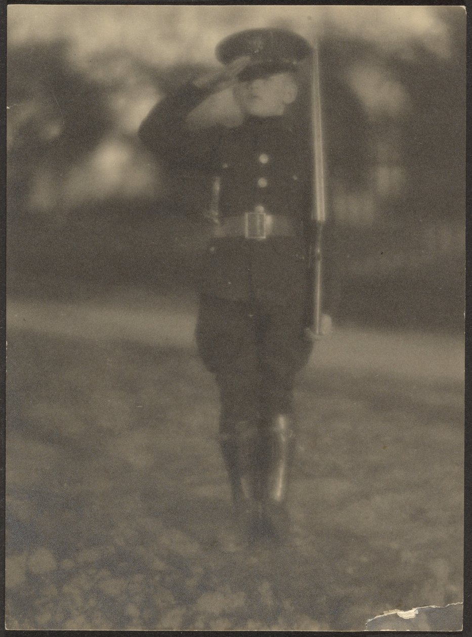 Little Boy in Uniform by Louis Fleckenstein