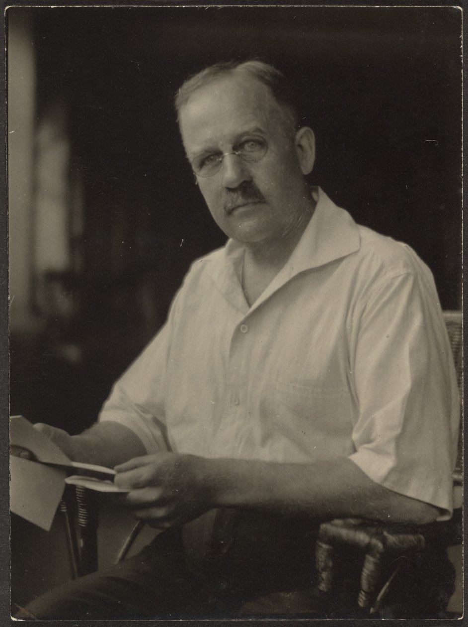 Man Holding Letter by Louis Fleckenstein