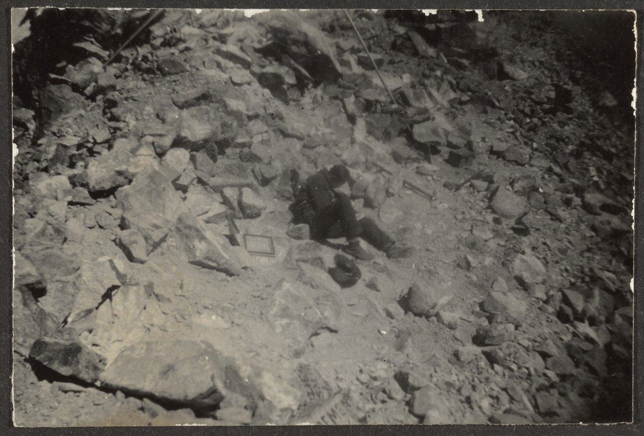 Man among Rocks by Louis Fleckenstein