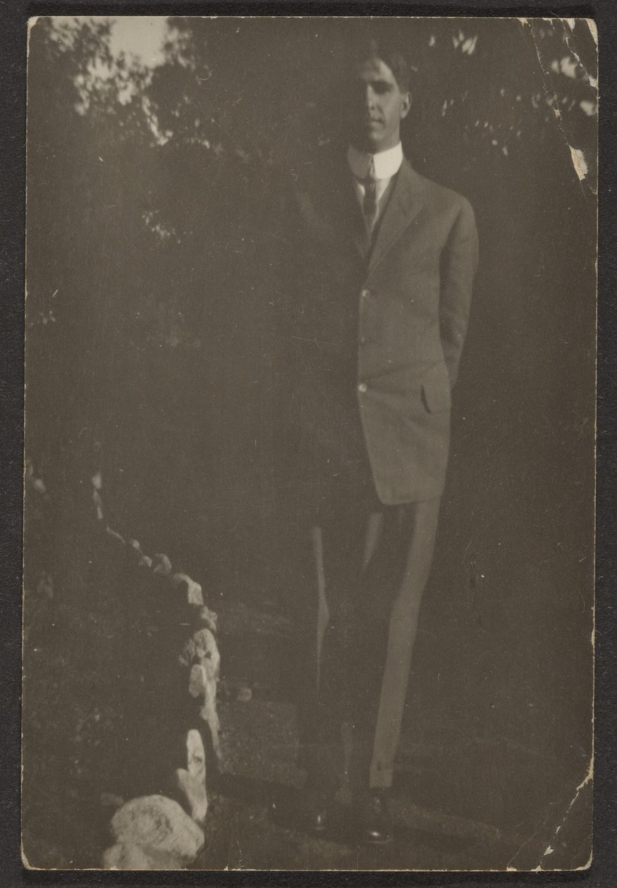 Man on Path by Louis Fleckenstein