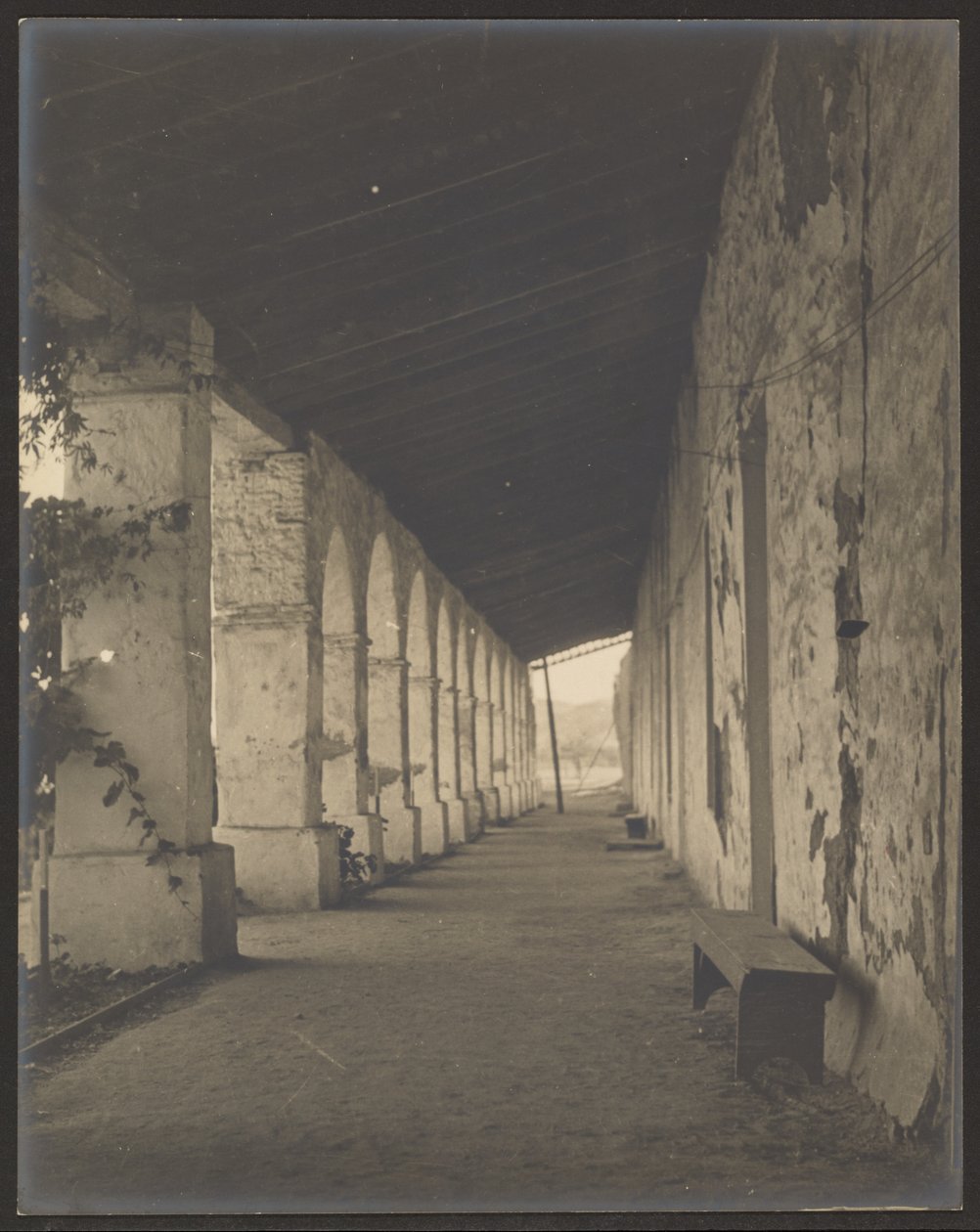 Mission Hallway by Louis Fleckenstein