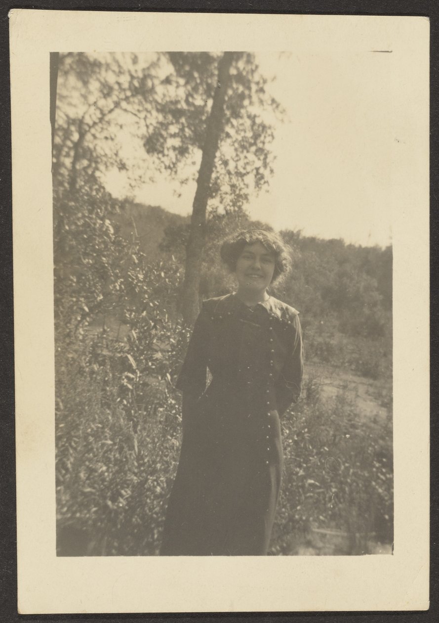Portrait of Florence Outside by Louis Fleckenstein