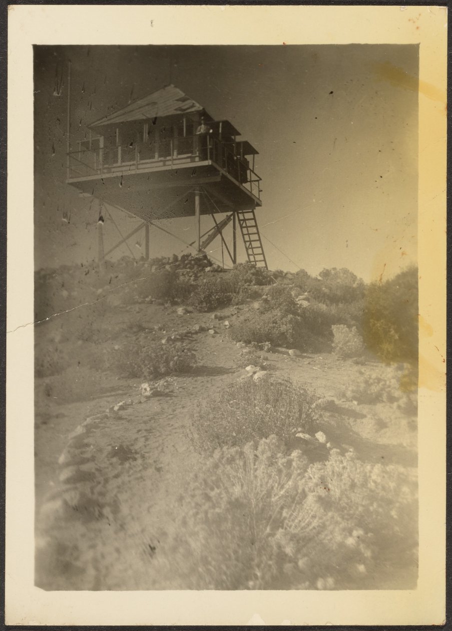 Watch Tower in Landscape by Louis Fleckenstein