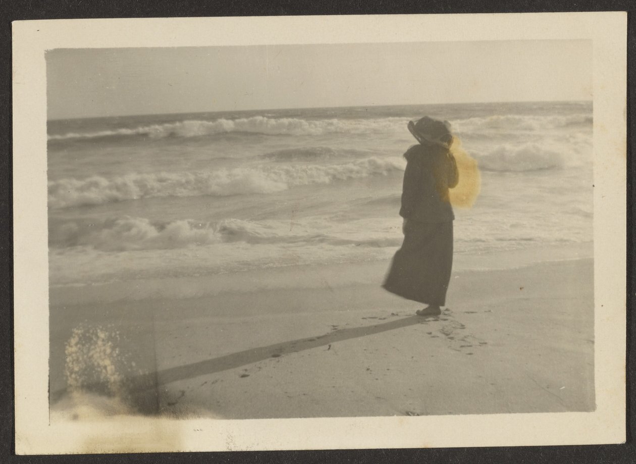 Woman on Beach by Louis Fleckenstein
