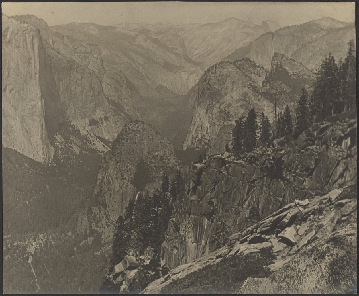 Yosemite from Artists Point by Louis Fleckenstein