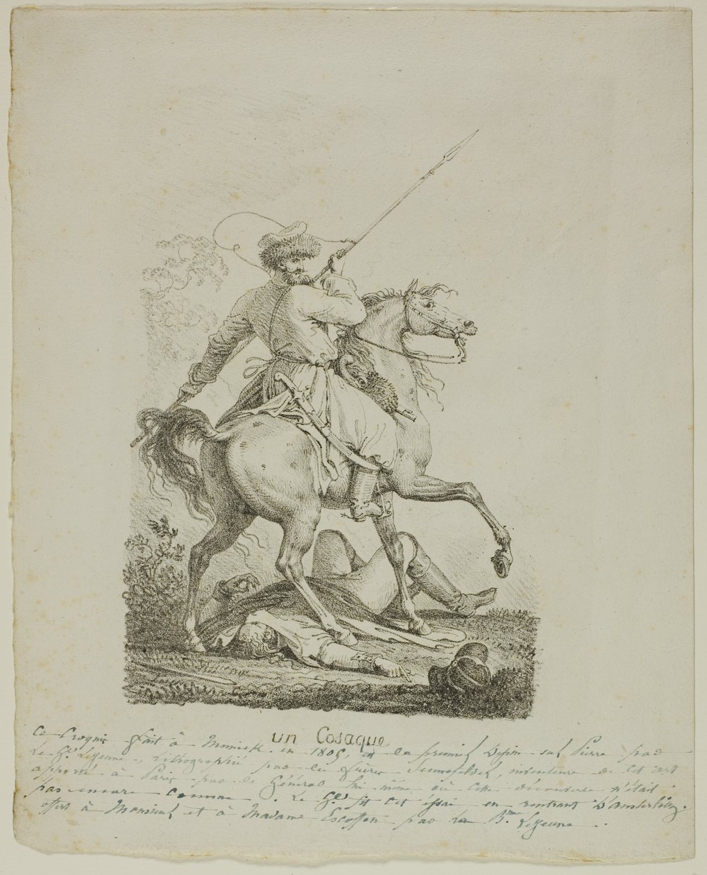 A Cossack by Louis Francois Lejeune