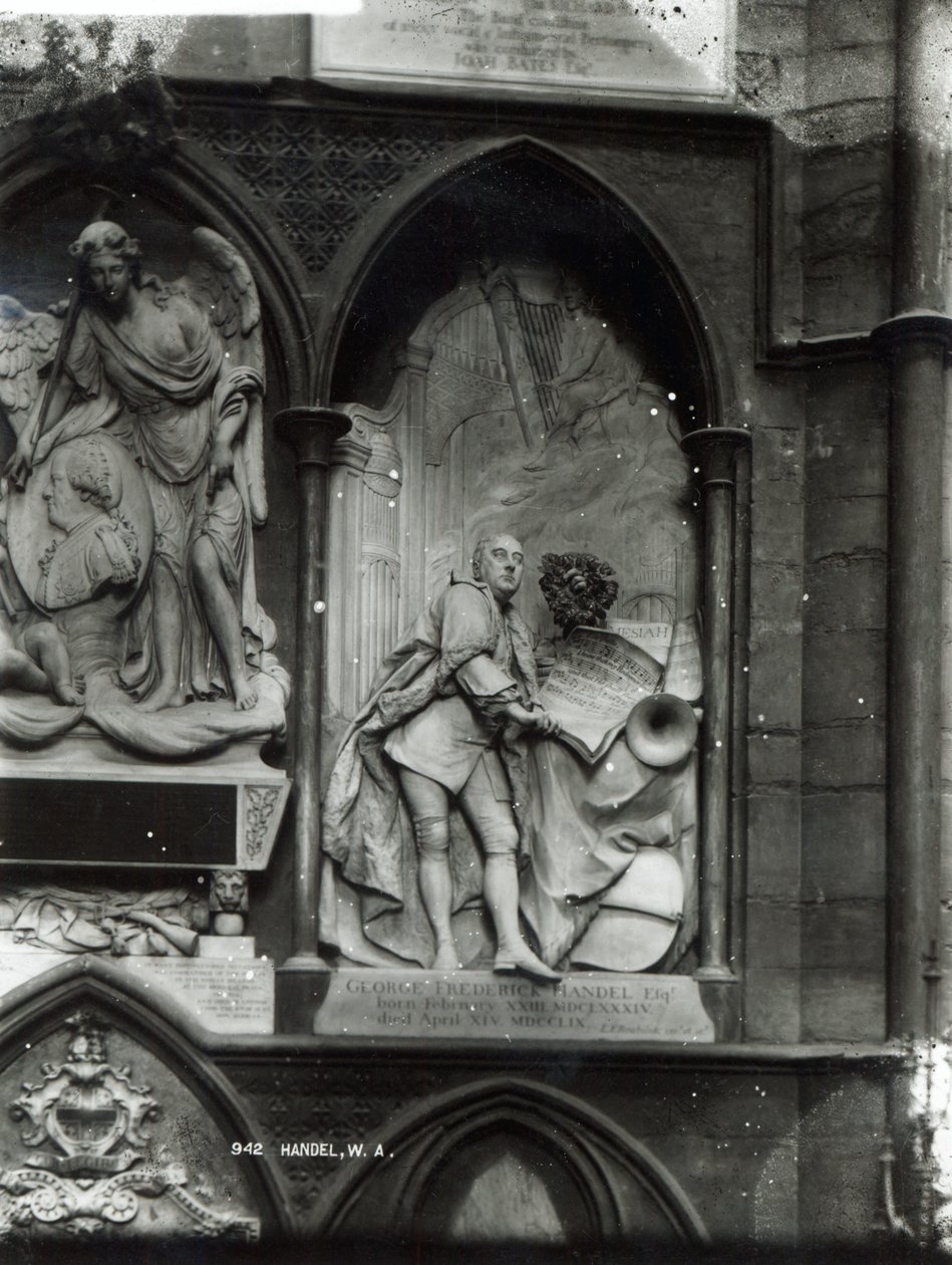 Monument to Handel by Louis Francois Roubilliac