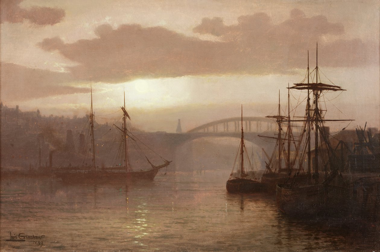 Sunderland Harbour by Louis Grimshaw
