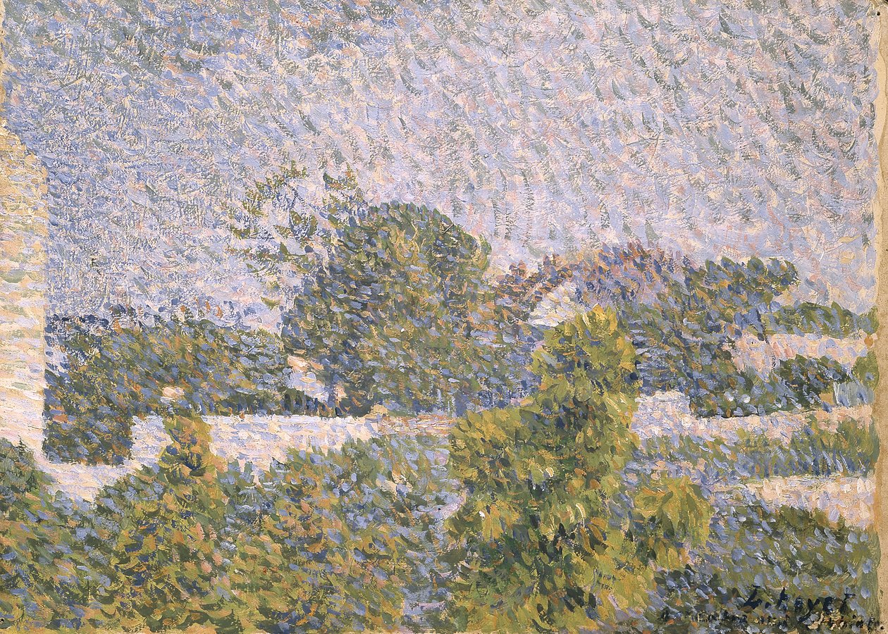 Landscape by Louis Hayet