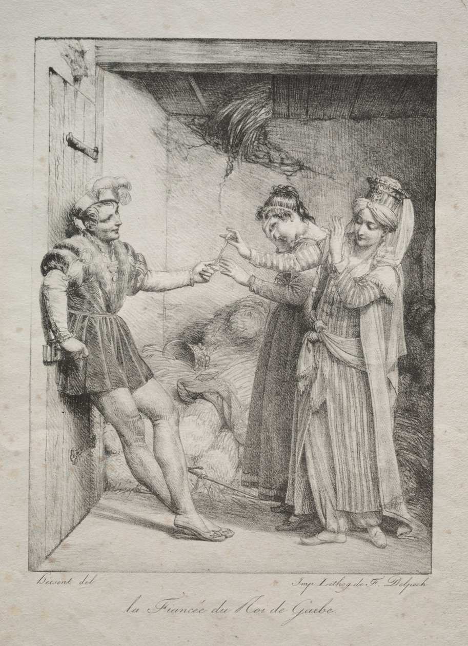 The Fiancée of the King of Garbe by Louis Hersent