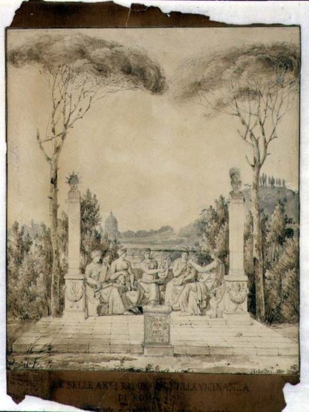 A Tribute to the Arts by Louis Hippolyte Lebas
