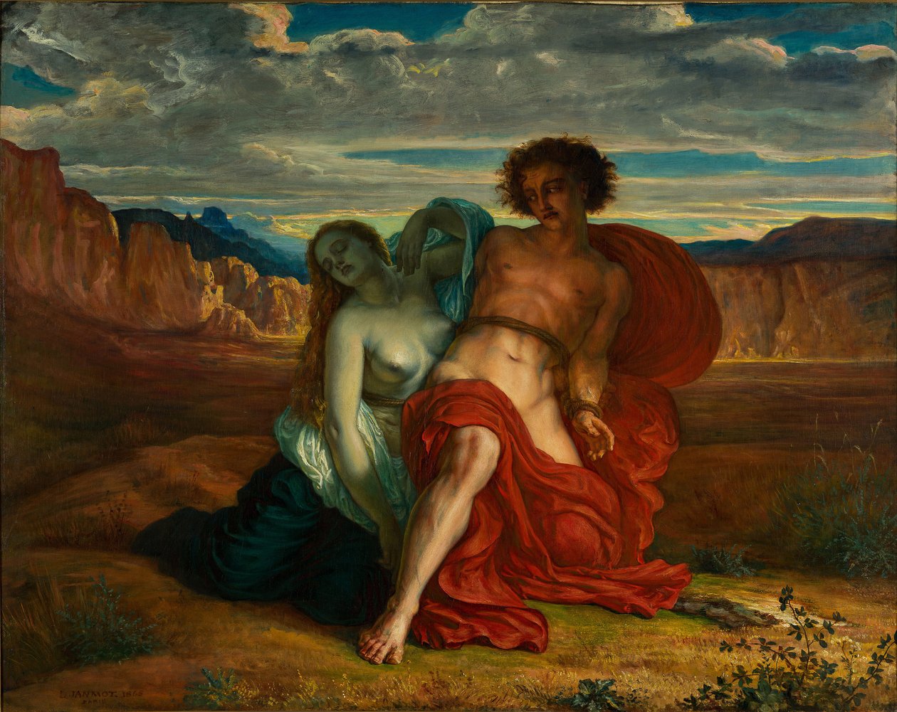 The Torture of Mezentius by Louis Janmot
