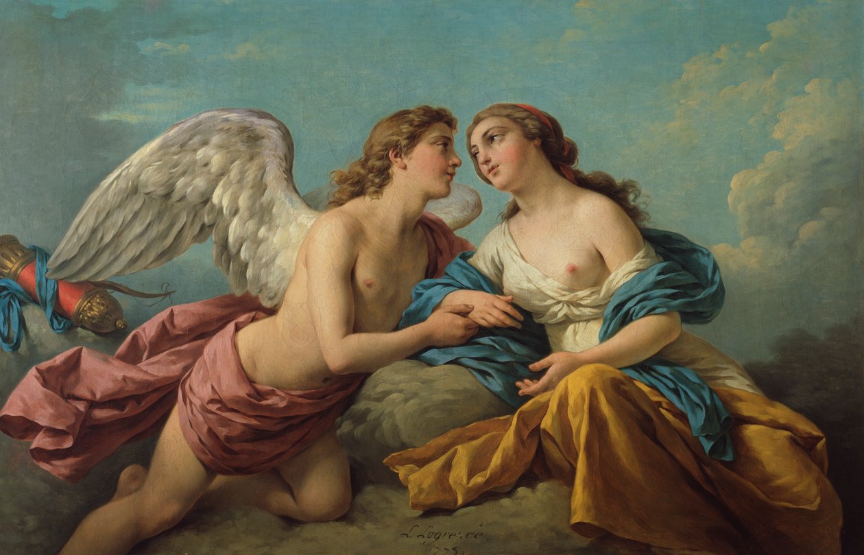 Allegory of Touch by Louis Jean Francois I Lagrenee