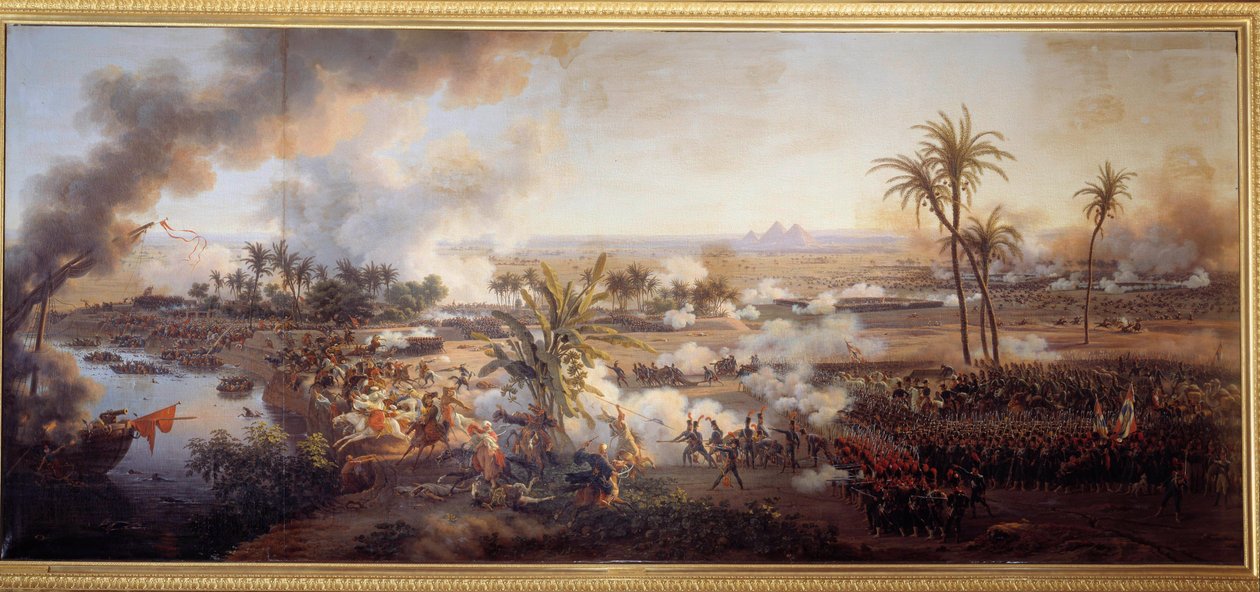 The Battle of the Pyramids, July 21 by Louis Lejeune