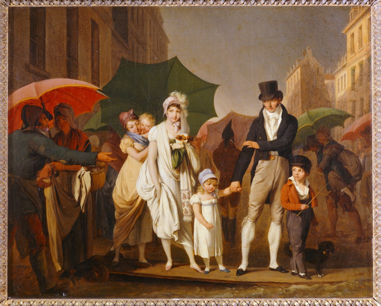 The Downpour by Louis Leopold Boilly