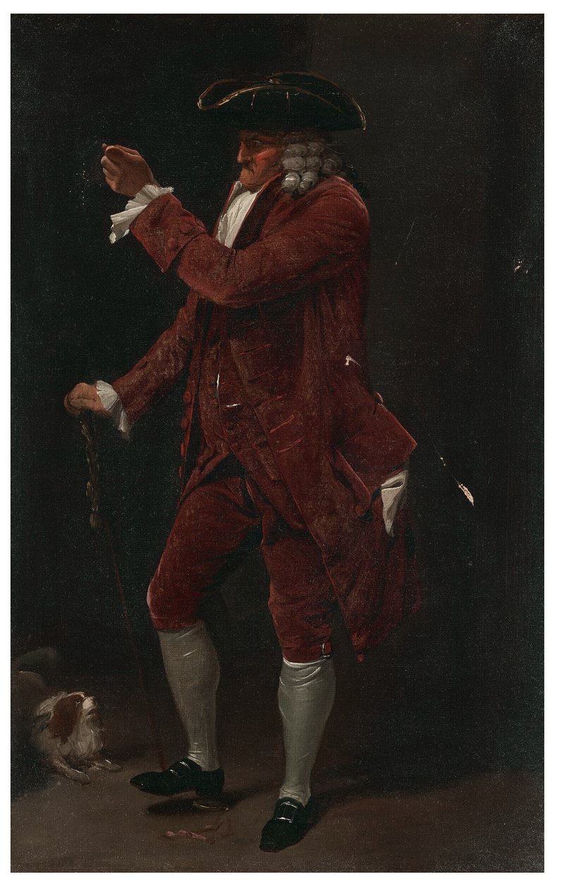A Gentleman with a Dog by Louis Leopold Boilly
