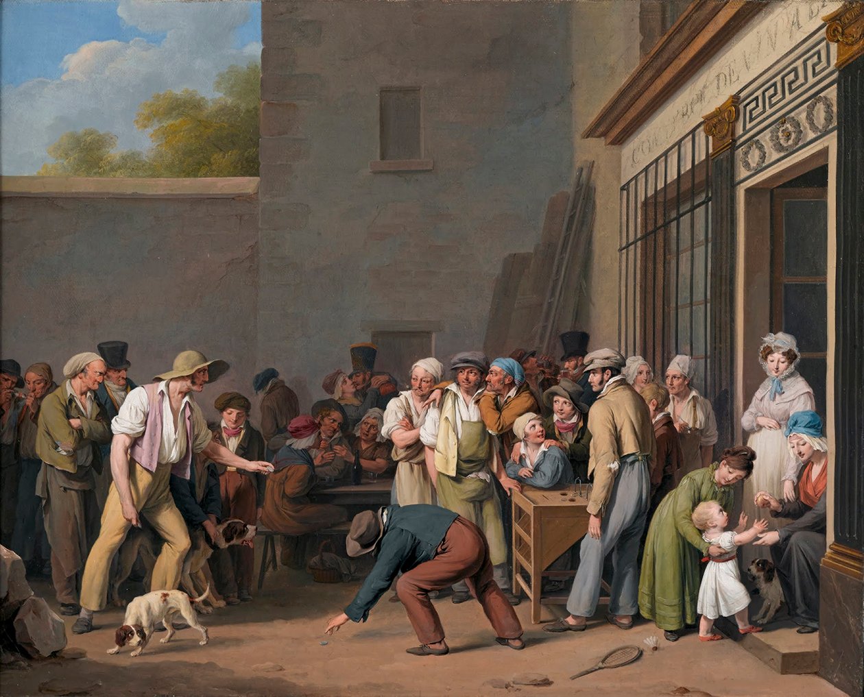 The Barrel Game by Louis Leopold Boilly