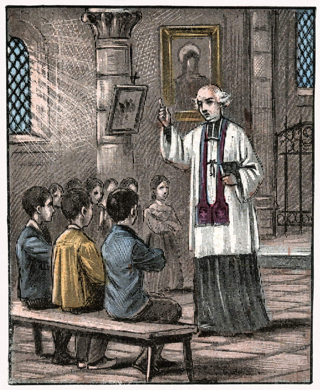 First Communion, c.1880 by Louis Maitrejean