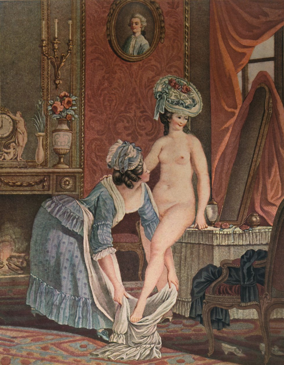 La Toilette, Bathing by Louis Marin Bonnet