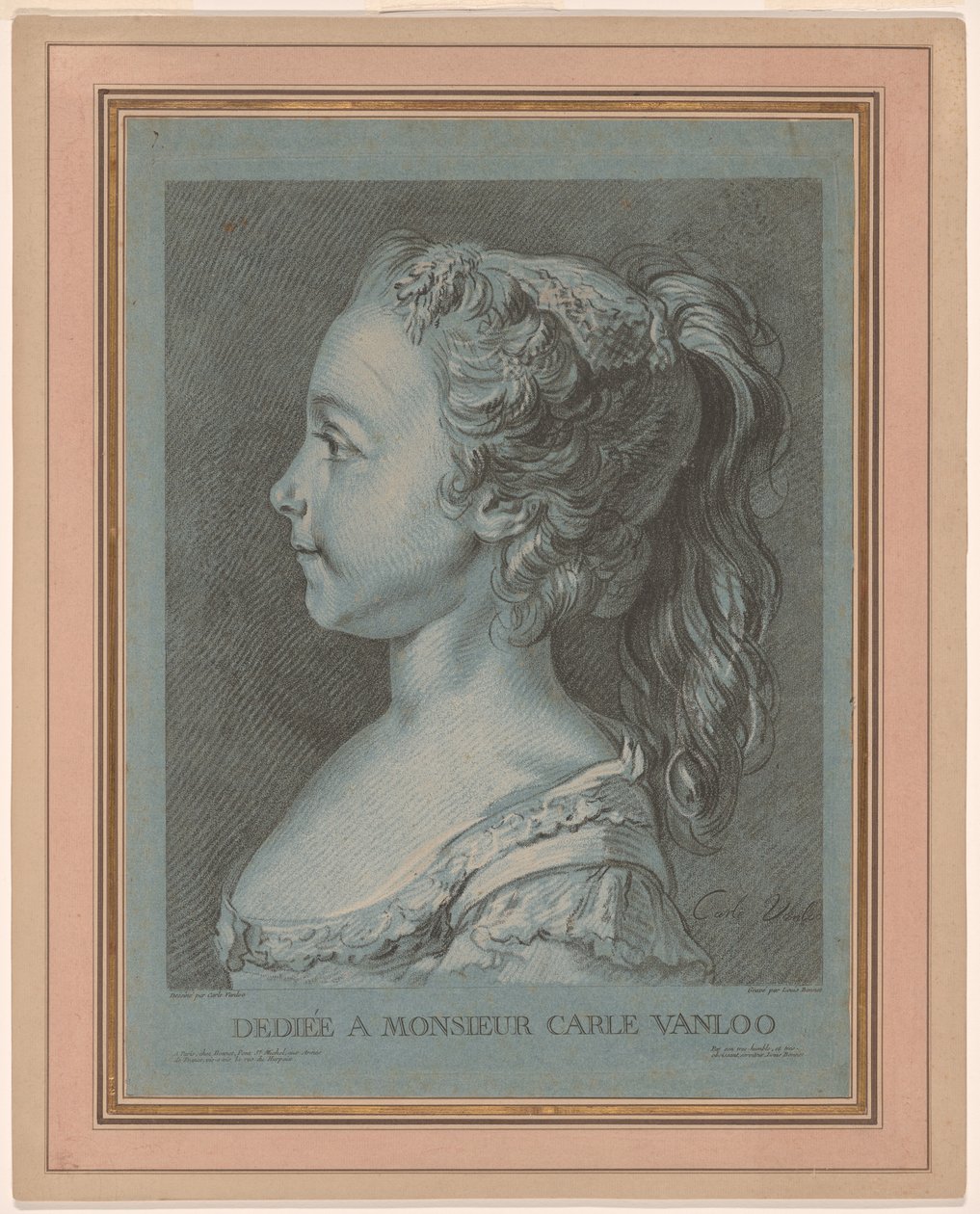 Marie-Rosalie Vanloo by Louis Marin Bonnet