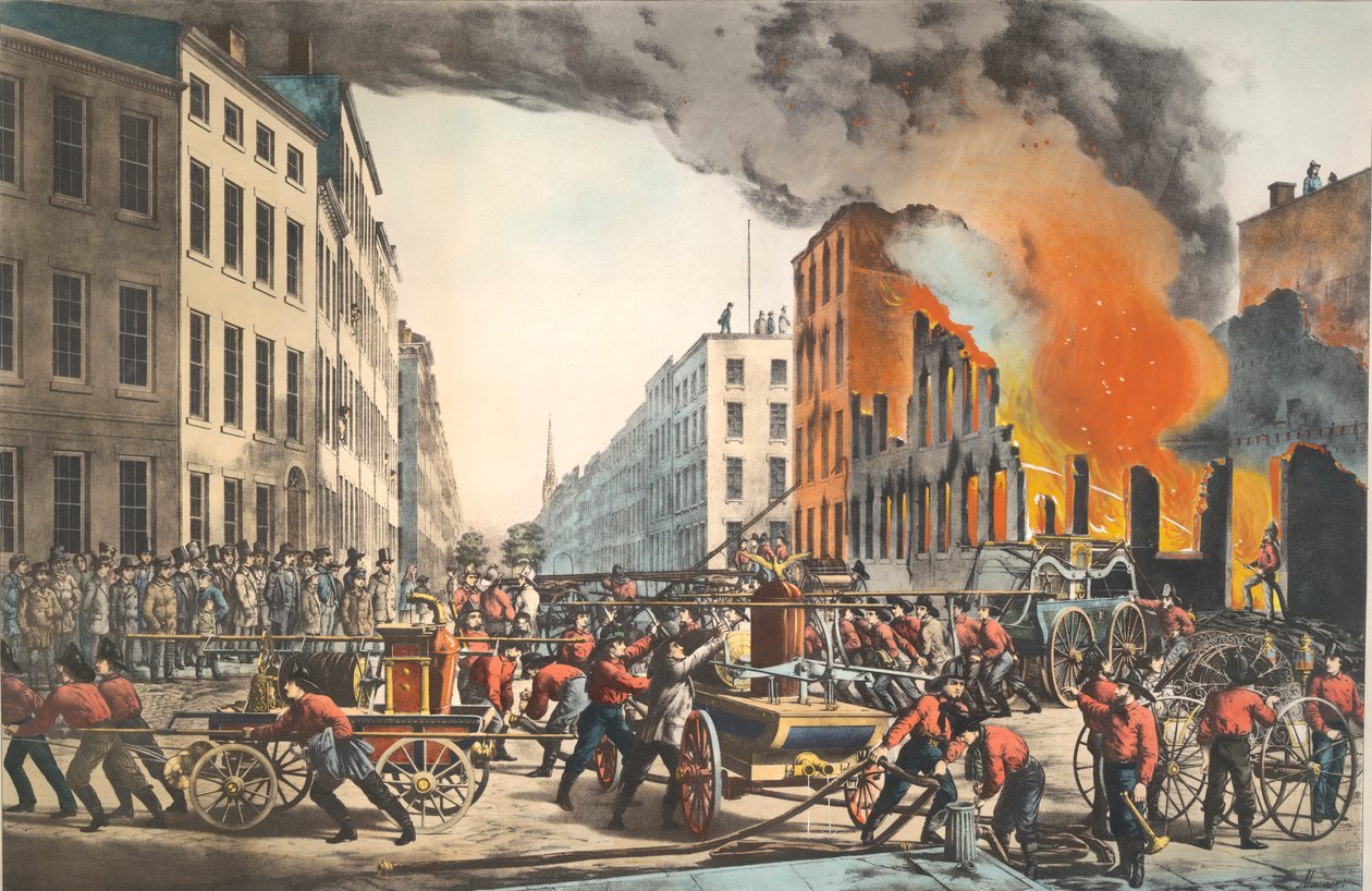 The Life of a Fireman: The Ruins by Louis Maurer