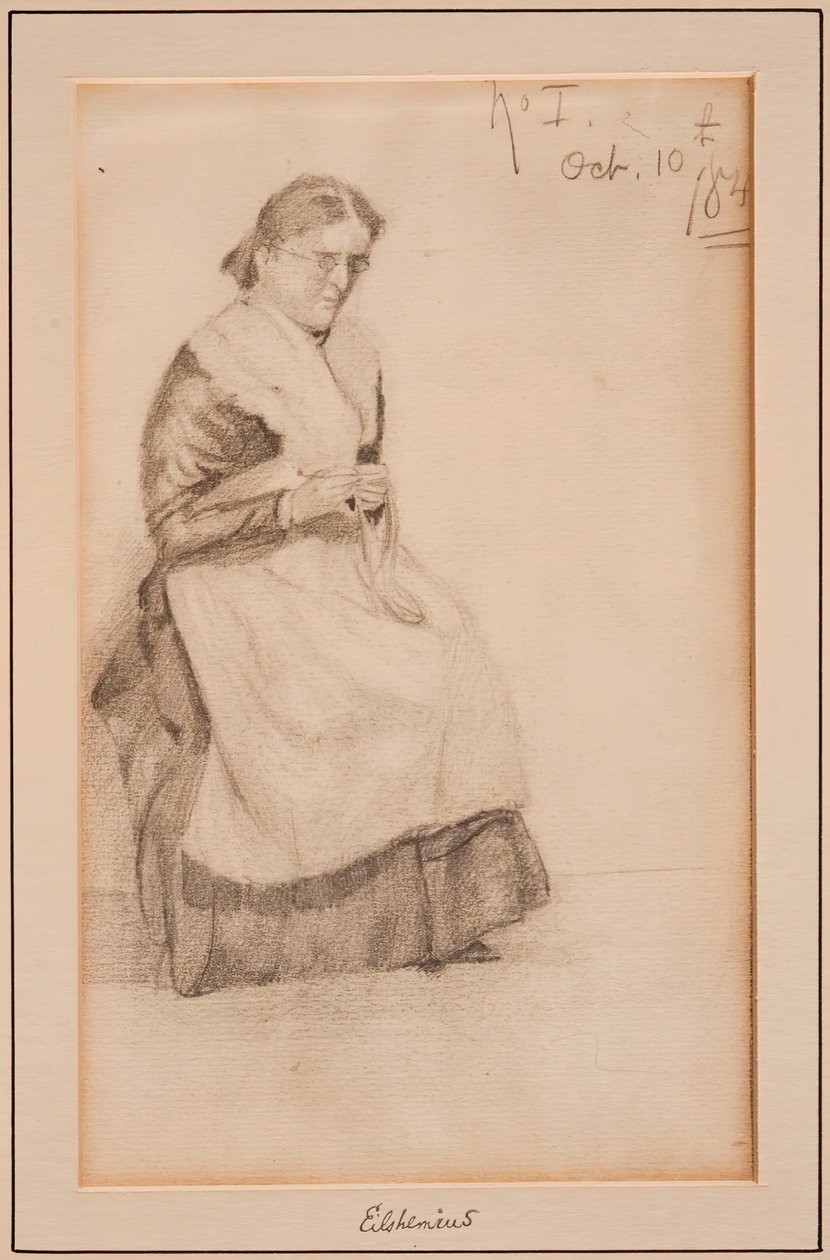 Knitting by Louis Michel Eilshemius