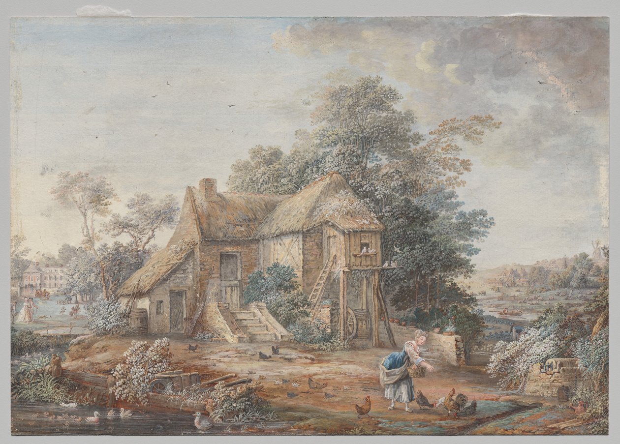 Le Petit Trianon, Versailles by Louis Nicolas van Blarenberghe