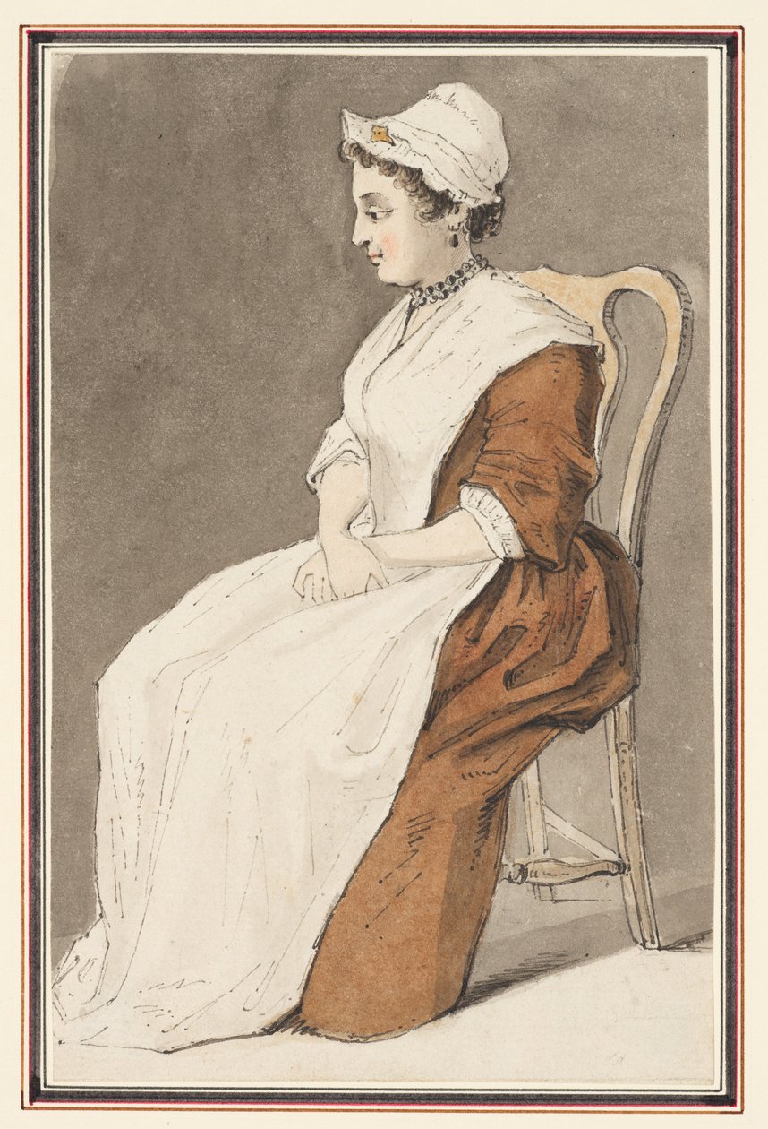 Seated Woman by Louis Philippe Boitard