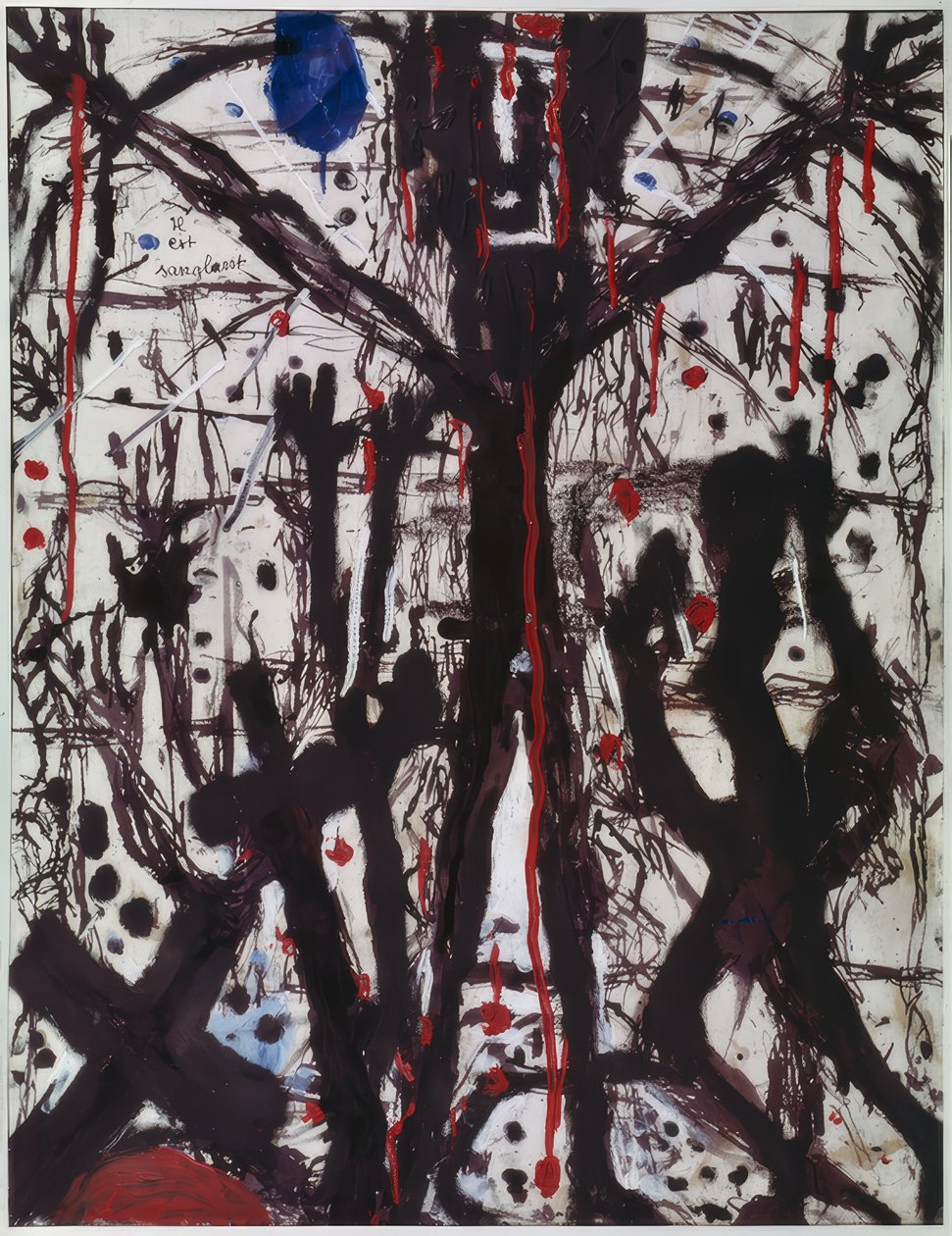 He is Bloodstained by Louis Soutter