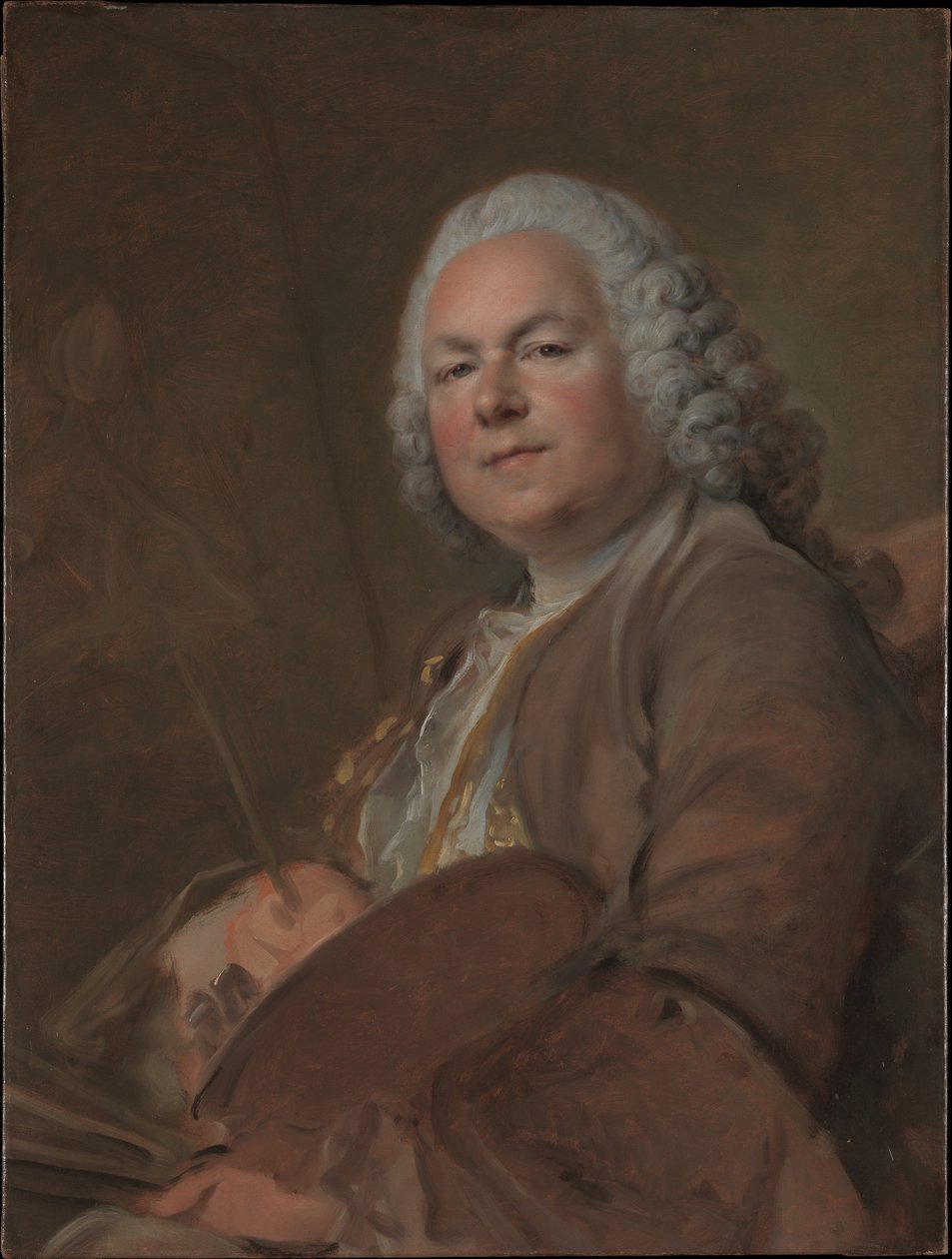Portrait of Jean-Marc Nattier by Louis Tocqué