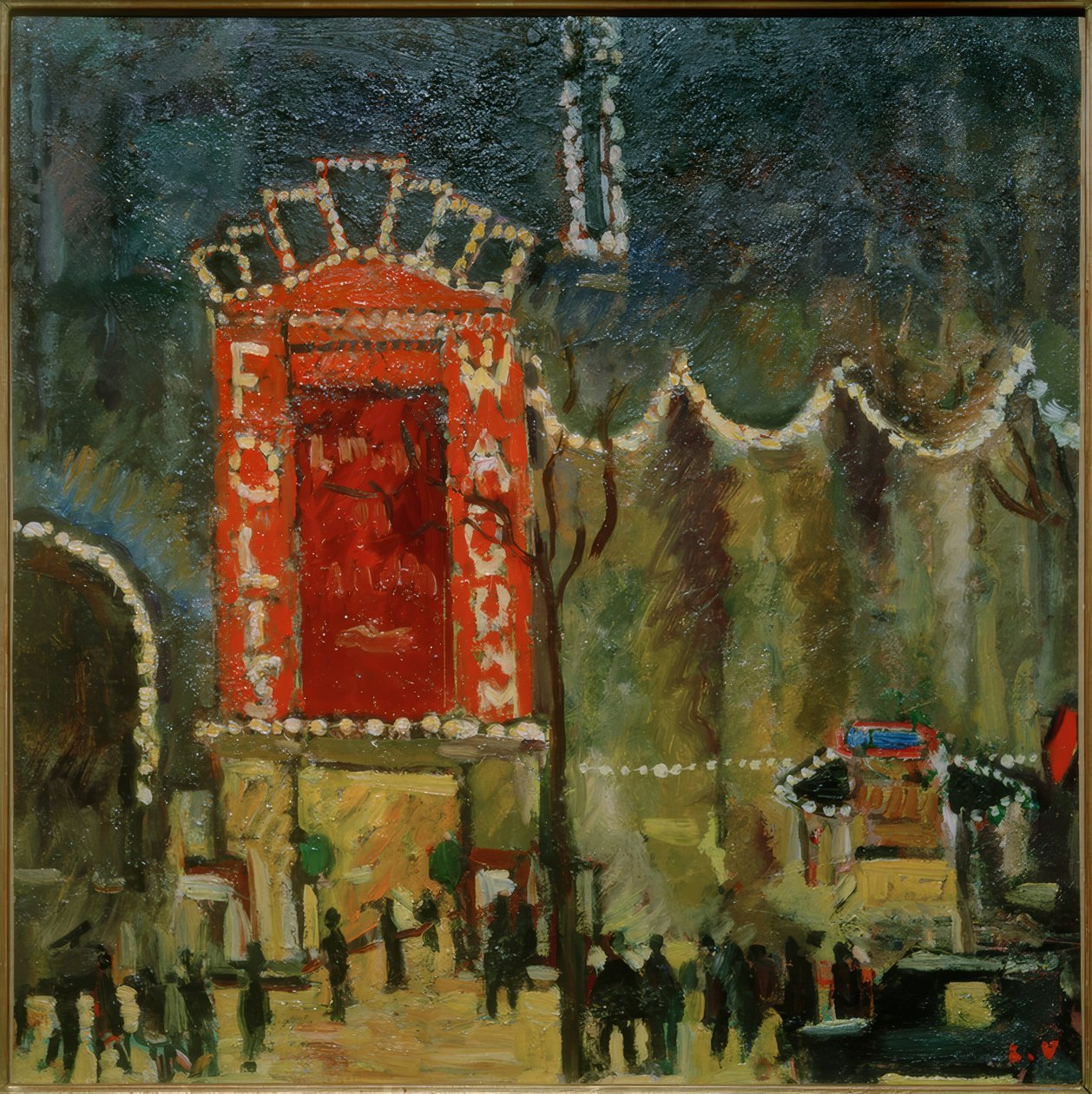 The Folies Wagram Theater by Louis Valtat