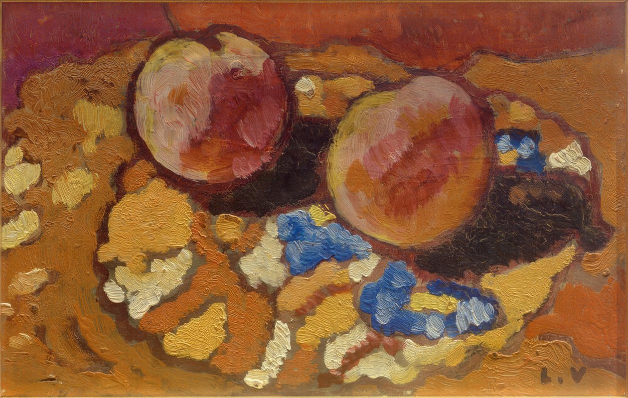 Still Life with Peaches by Louis Valtat