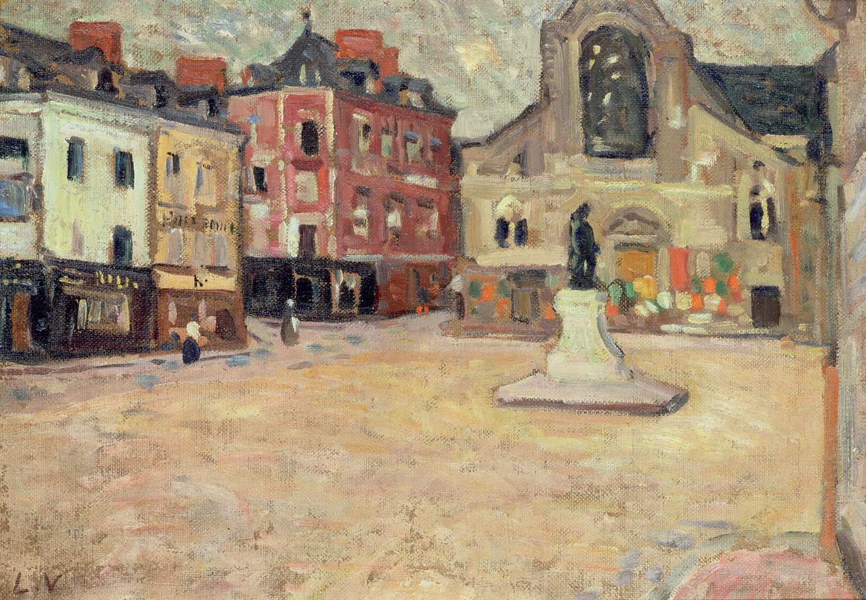 Place de Bernay by Louis Valtat