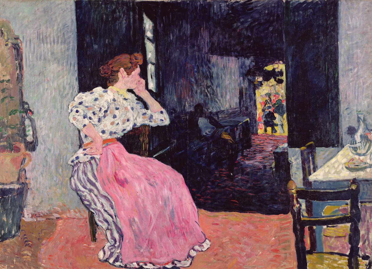 Woman at the Cabaret by Louis Valtat