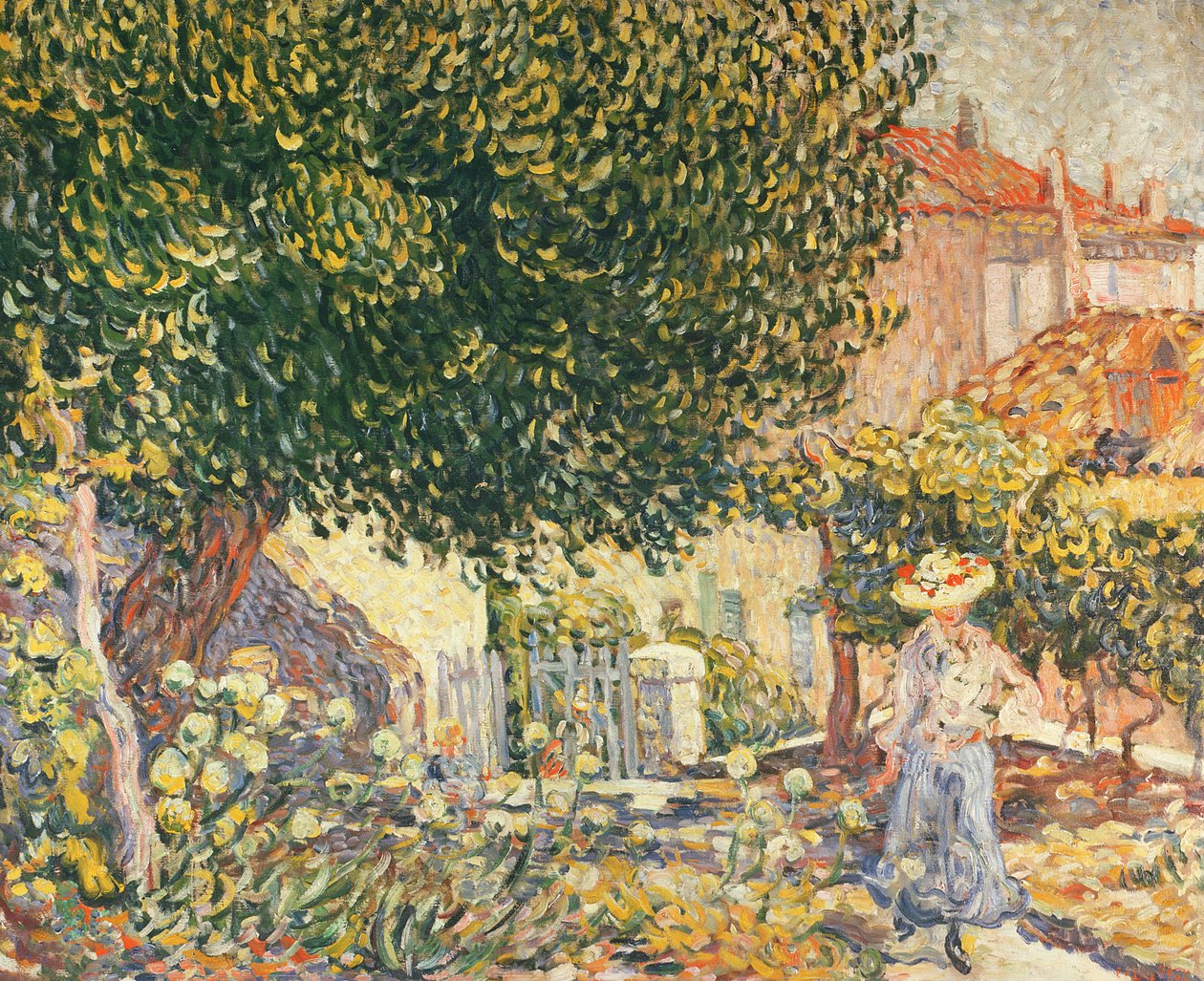 Woman in the Garden by Louis Valtat