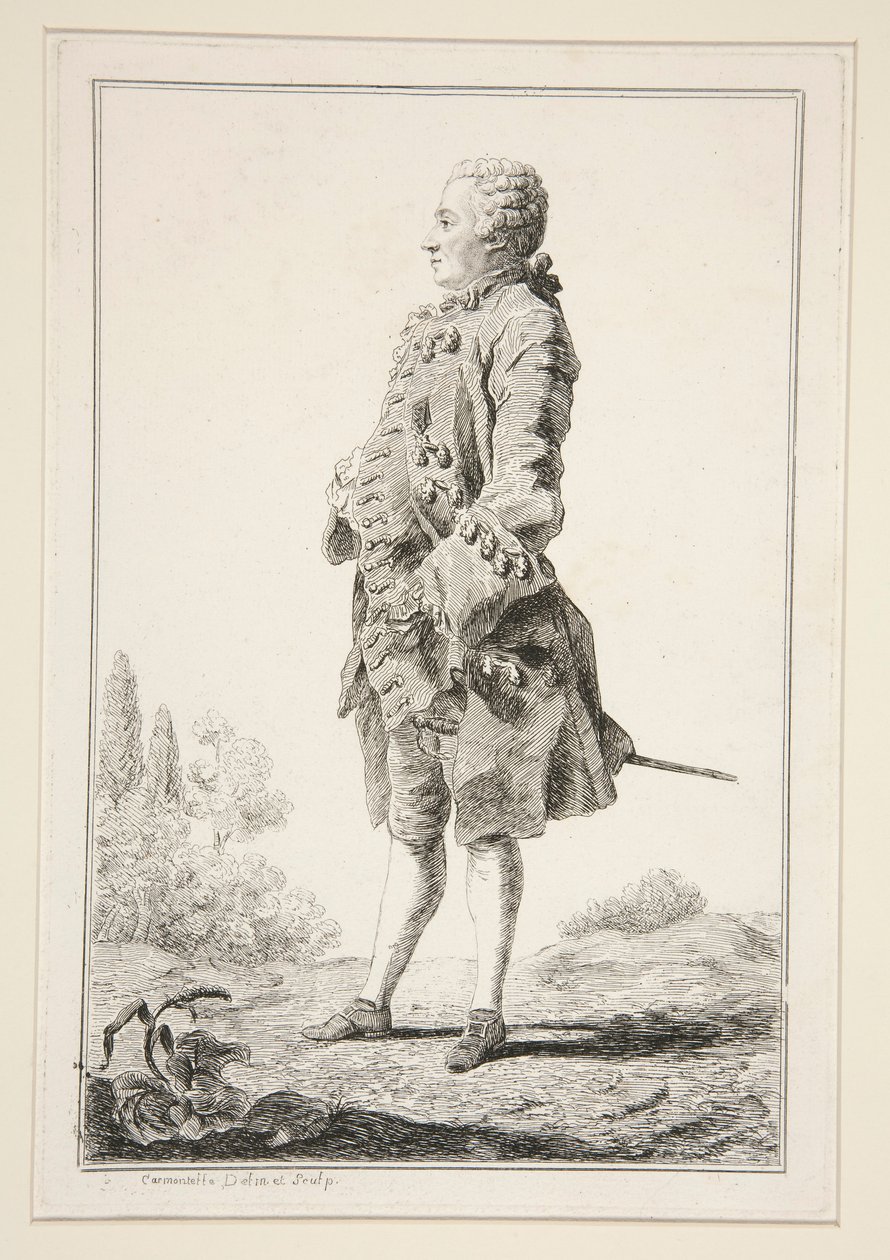 Baron de Bezenval by Louis de Carmontelle