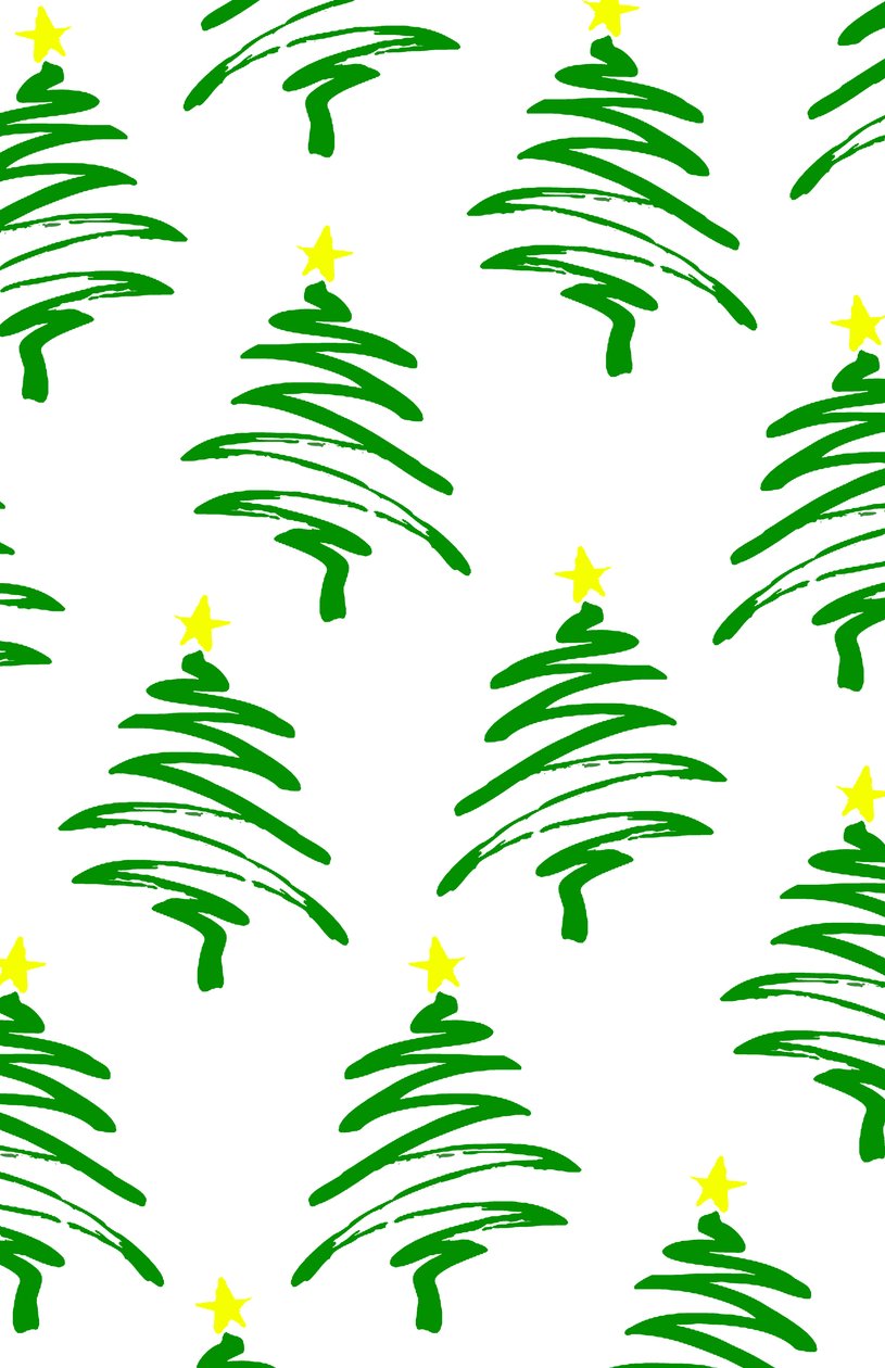 Funky Christmas Trees by Louisa Hereford