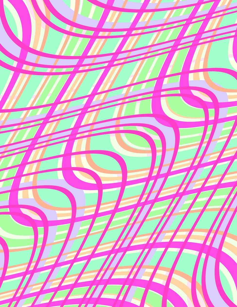 Swirly Check, 2011 by Louisa Hereford