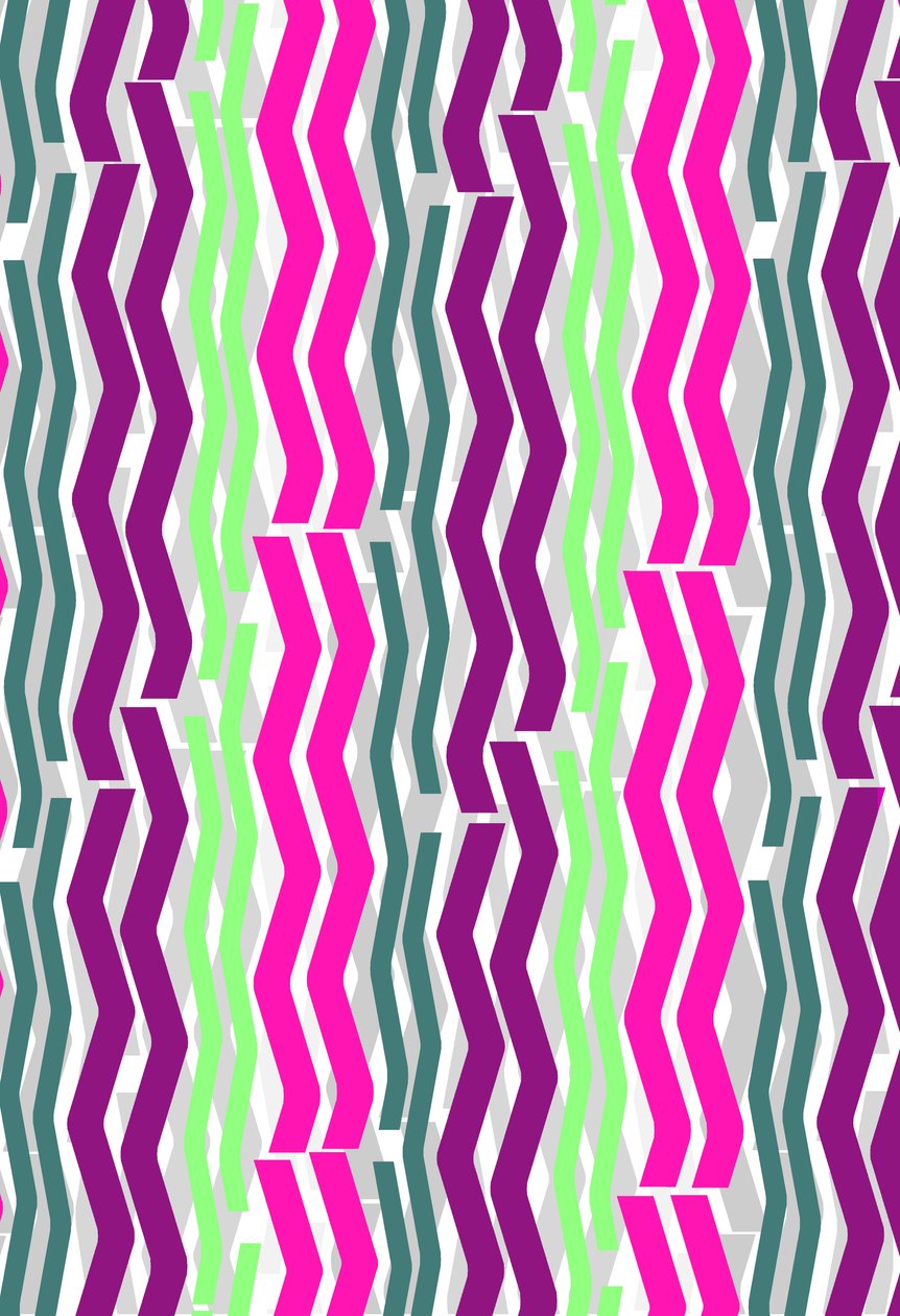 Zig Zag Stripes, 2014, Digital Media by Louisa Hereford