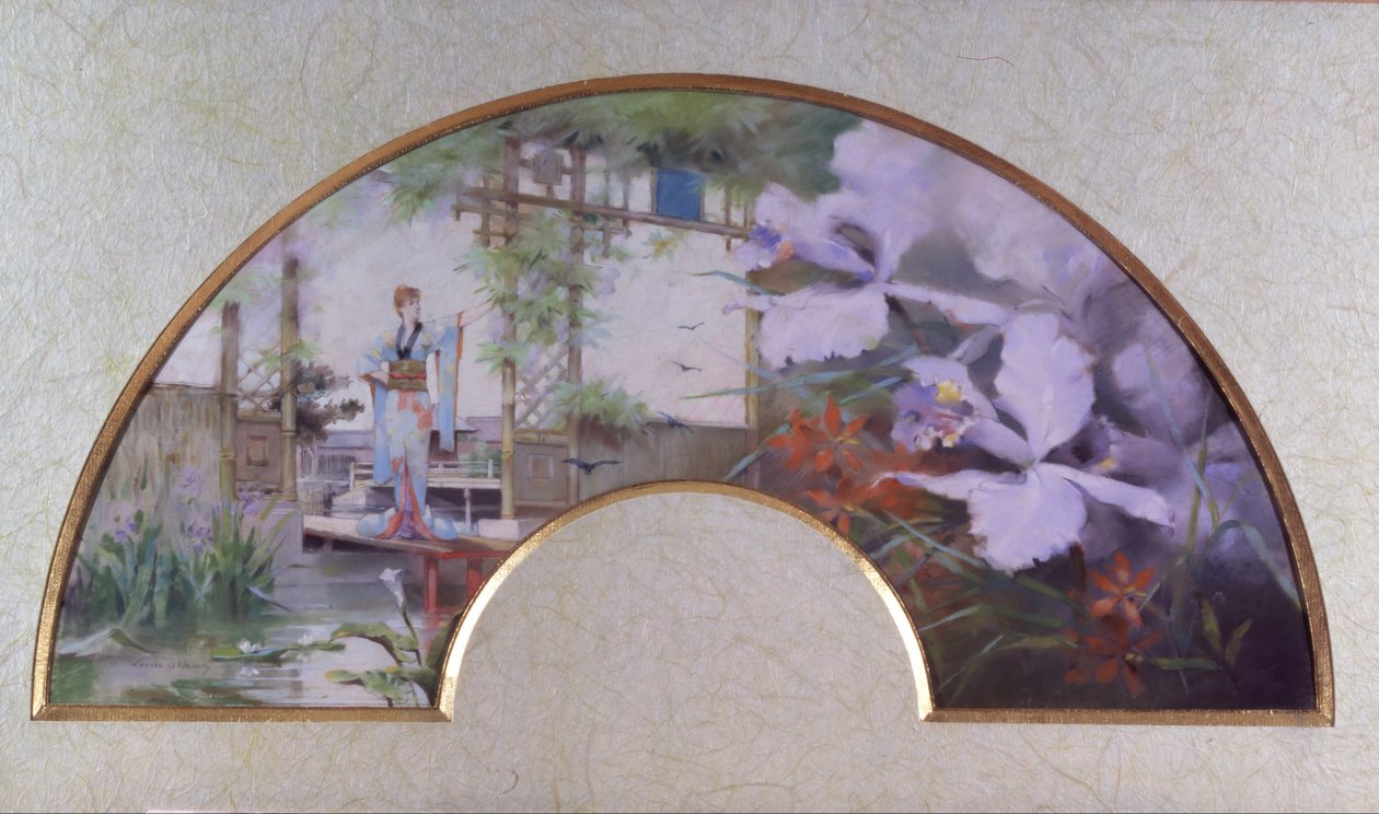 Sarah Bernhardt in a Japanese Garden by Louise Abbéma