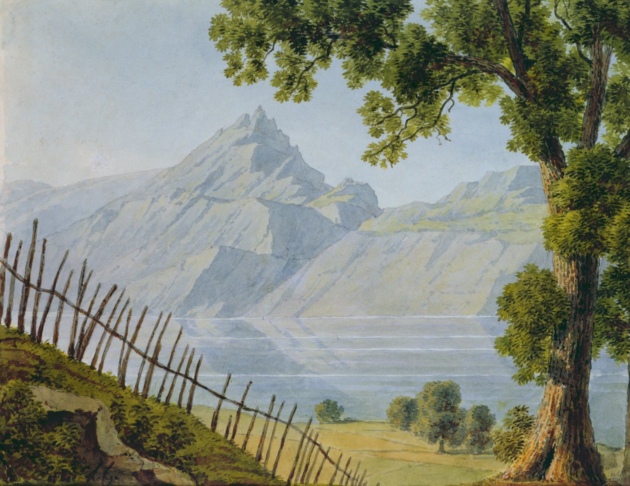 View of Lake Bourget by Louise Cochelet