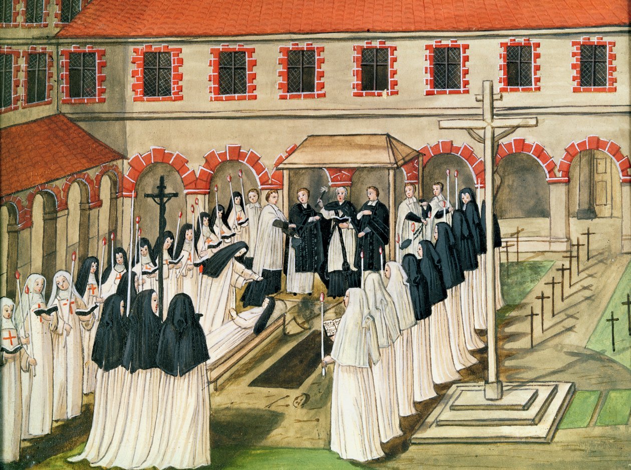 The Burial of a Nun, from 