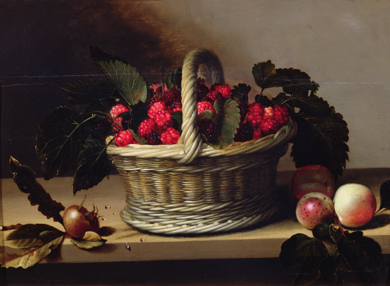 Basket of Blackberries and Raspberries by Louise Moillon